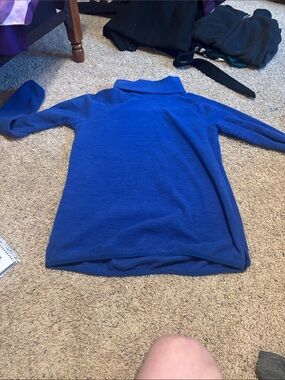 tek gear Royal Blue Long Sleeve Pullover Top